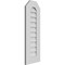 Ekena Millwork Octagonal Top Surface Mount PVC Gable Vent w/ 3-1/2"W x 1"P Standard Frame, 12"W x 34"H GVPOT12X3401SN - alternate 5